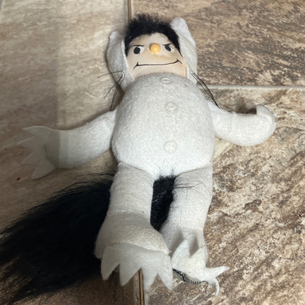 Vintage Maurice Sendak Where The Wild Things Are Max Plush Doll Wolf Suit White